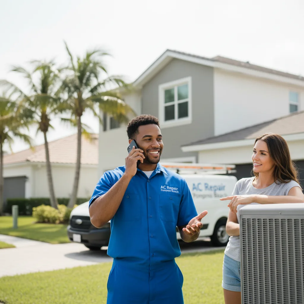 AC Repair Pompano Beach customer support in West